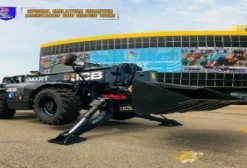 Specialist heavy machinery supplied for emergency response operations